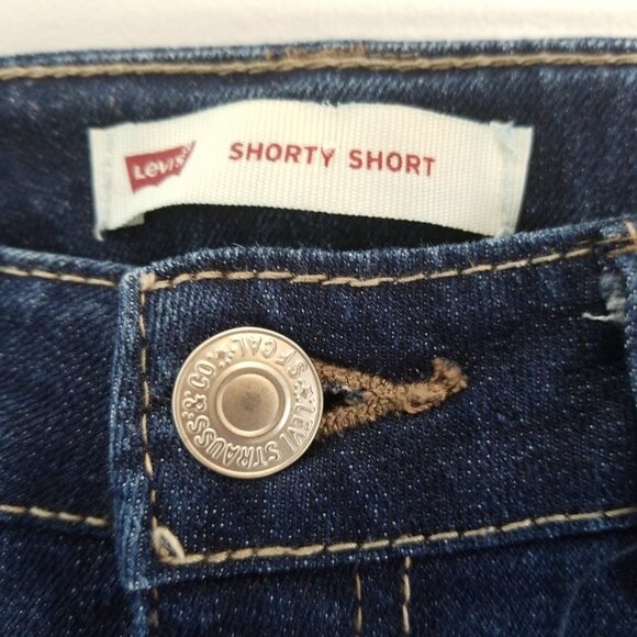 Girls Levi's Shorty Short Denim Shorts 14 - Picture 3 of 6
